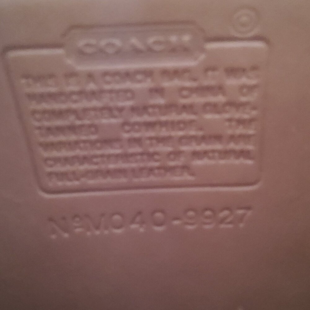 Coach Tan Leather Crossbody Satchel - Picture 16 of 16